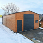 Plechová hala 6×10 x3,13m – Zlatý dub "PLUTON"