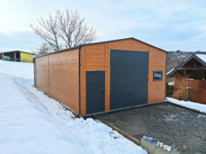 Plechová hala 6×10 x3,13m – Zlatý dub "PLUTON"