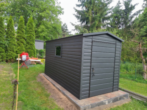 Zahradní domek 2×3m – grafit tmavý matný "tmavý LILAK"