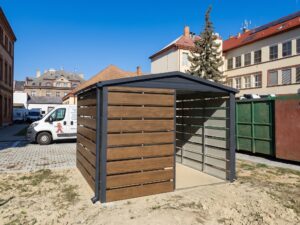 3x3 méteres Winchester/grafit lamellás fedő - ingyenes szállítás és professzionális fedőszerelés egész Cseh Köztársaságban